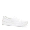 JIMMY CHOO CASPIAN WHITE EMBOSSED DIAMOND WEAVE LEATHER AND SPORT CALF SLIP ON TRAINER,CASPIANWWA S