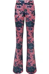 GUCCI Floral brocade flared pants