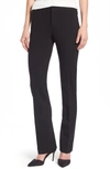 Nydj Sheri High Waist Slim Straight Jeans In Black