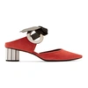 PROENZA SCHOULER PROENZA SCHOULER RED GROMMET MULES