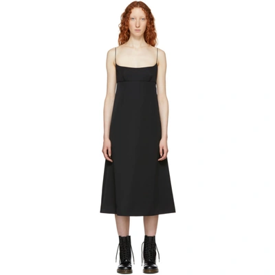 Marc Jacobs Redux Grunge Spaghetti Strap Dress In Black