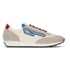 Prada Grey & Off-white Sport Sneakers In Beige