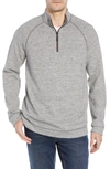 TOMMY BAHAMA ON THE DOUBLES MOCK NECK QUARTER ZIP PULLOVER,BT220076