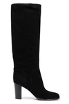 Sergio Rossi Suede Boots In Black