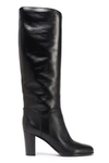 SERGIO ROSSI SERGIO ROSSI WOMAN LEATHER BOOTS BLACK,3074457345619983516