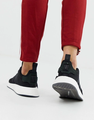 Adidas Originals Nmd R2 Boost Sneakers In Black Cq2402 - Black | ModeSens