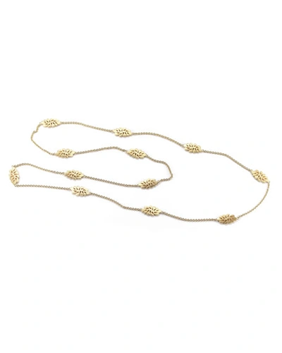 Miseno Sealeaf Collection 18k Gold Long Necklace