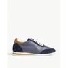 BRUNELLO CUCINELLI LEATHER AND SUEDE TRAINERS