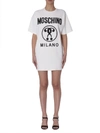 MOSCHINO T-SHIRT DRESS WITH LOGO,0437 54264002