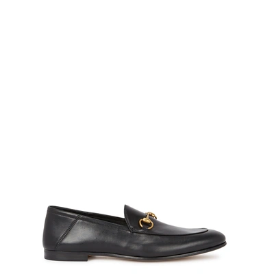 Gucci Brixton Horsebit Leather Loafers