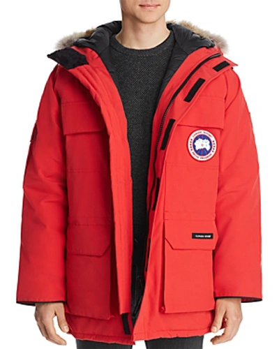 Canada Goose Men's Expedition Hooded Parka Coat In Red