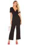 AMUSE SOCIETY AMUSE SOCIETY ON THE BRIGHT SIDE JUMPSUIT IN BLACK.,AMUR-WC7