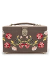 Wolf Zoe Medium Jewelry Box - Grey In Mink
