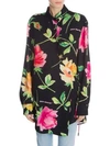 OFF-WHITE Floral Wrap Shirt