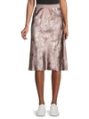 ATM ANTHONY THOMAS MELILLO Silk Tie-Dye Pull-On Skirt