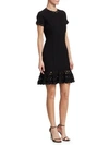 JONATHAN SIMKHAI Ribbed Fit & Flare Dress