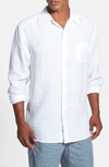 Tommy Bahama 'sea Glass Breezer' Original Fit Linen Shirt In White