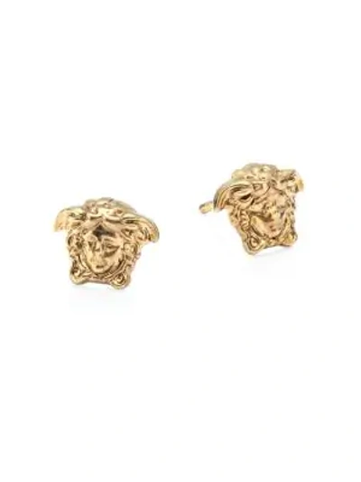 Versace Gold-tone Medusa Head Earrings