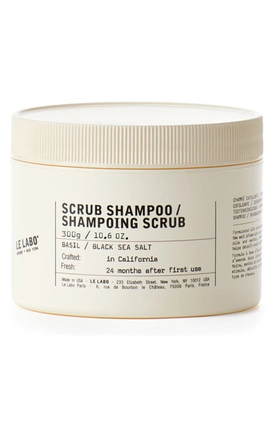 Le Labo Basil Scrub Shampoo 300g In Colorless