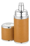 CREED CAMEL WITH SILVER TRIM LEATHER ATOMIZER,1601000421