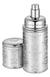 Creed Silver With Gold Trim Leather Deluxe Atomizer