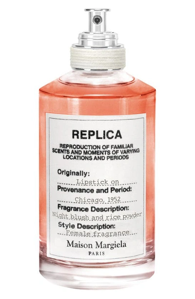 Maison Margiela 'replica' Lipstick On 3.4 oz/ 100 ml Eau De Toilette Spray