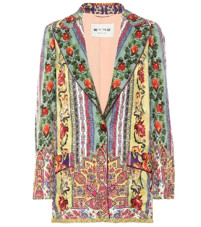 Etro Printed Bohemian Blazer - 绿色 In Multicoloured