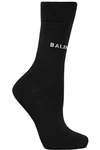 BALENCIAGA Intarsia cotton-blend socks