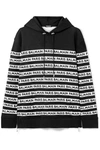 BALMAIN OVERSIZED PRINTED COTTON-JERSEY HOODIE