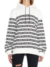 BALMAIN BALMAIN STRIPED LOGO HOODIE