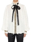 DOLCE & GABBANA DOLCE & GABBANA RUFFLED BOW SHIRT