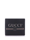 GUCCI GUCCI LOGO LEATHER COIN WALLET