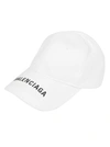 BALENCIAGA EMBROIDERED LOGO CAP,10796017