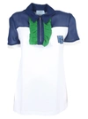 PRADA RUFFLE TRIM POLO SHIRT,10796179