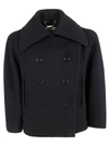 CHLOÉ BUTTONED PEACOAT,10796356