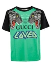 GUCCI OVERSIZED PRINTED T-SHIRT,10796339