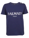 BALMAIN LOGO PRINT T-SHIRT,10796098