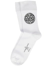 GOLDEN GOOSE LOGO DETAIL SOCKS,10796475