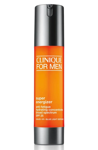 Clinique For Men Super Energizer Anti-fatigue Hydrating Concentrate Broad Spectrum Spf 25 In Colourless