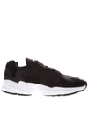 Adidas Originals Yung Core Black Nabuck Sneakers In Black