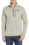 PATAGONIA 'Better Sweater' Quarter Zip Pullover
