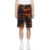 SACAI SACAI NAVY PENDLETON EDITION CORDUROY SHORTS