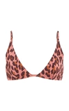 STELLA MCCARTNEY ANIMAL-PRINT BIKINI TOP,S7BY80300