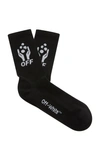 OFF-WHITE HANDS OFF COTTON SOCKS,OMRA016S191200200110