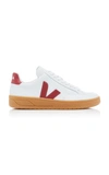 VEJA BASTILLE TWO-TONE LEATHER SNEAKERS,XD021825