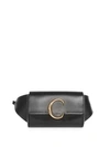 CHLOÉ Chloé C Leather & Suede Belt Bag