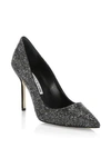 MANOLO BLAHNIK Brock Sparkle Stilettos