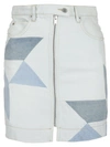 ISABEL MARANT ÉTOILE ISABEL MARANT ÉTOILE PATCHWORK DENIM SKIRT