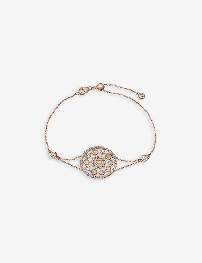 Astley Clarke Icon Nova 14ct Rose-gold, Diamond And Opal Bracelet