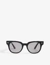 Ray Ban Ray-ban Womens Black Rb2168 Meteor Square-frame Sunglasses In Black